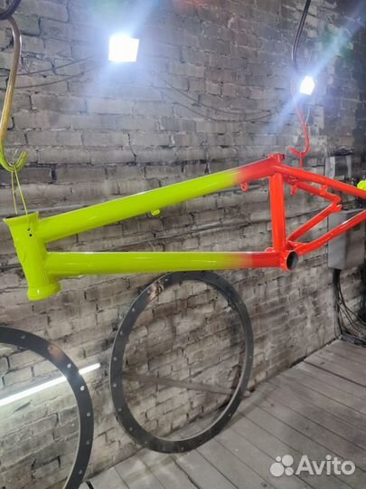 Покраска велосипедных рам