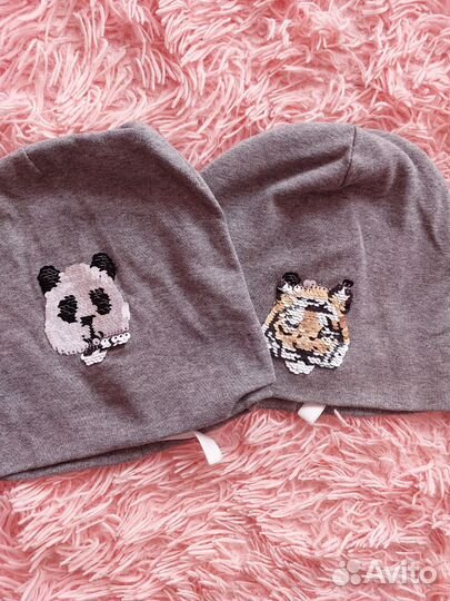 Шапочки для двойни