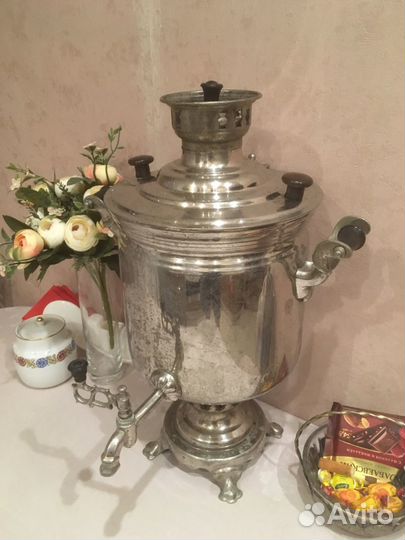 Самовар дровяной угольный