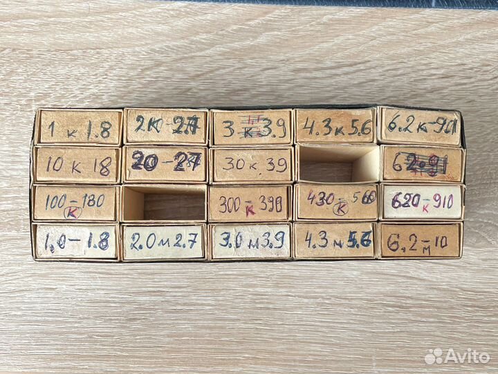 Резисторы млт/омлт СССР