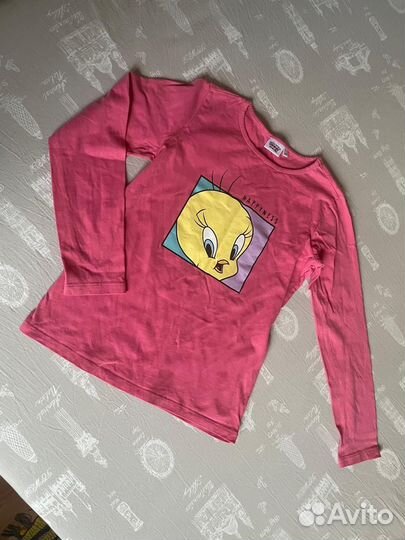 Футболка на девочку с длин рукавом 8-9 лет