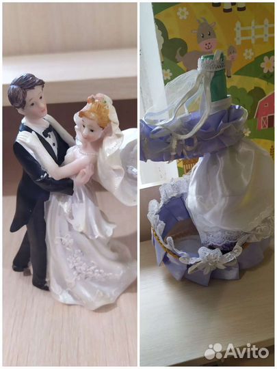 Свадебные аксессуары для шампанского