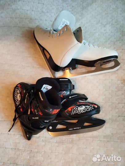 Коньки детские раздвижные