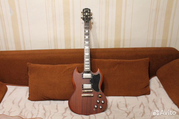 Электрогитара Epiphone SG G-400 Faded Worn Brown