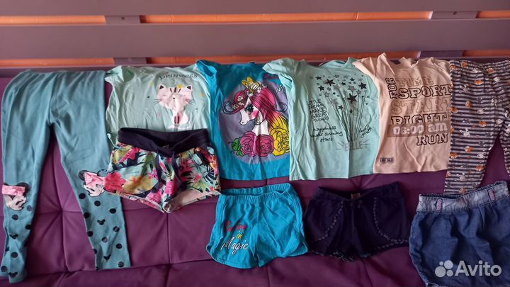 Пакет вещей для девочек 104-122