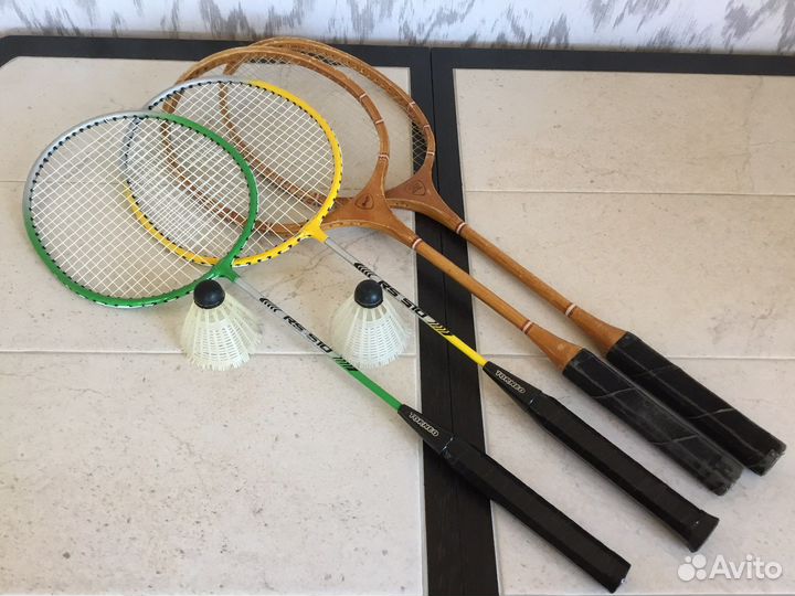 Ракетки для бадминтона Белка 2шт./ СССР