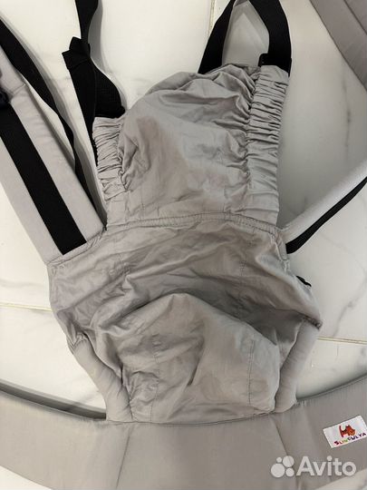 Рюкзак переноска кенгуру слинг слингуля серый