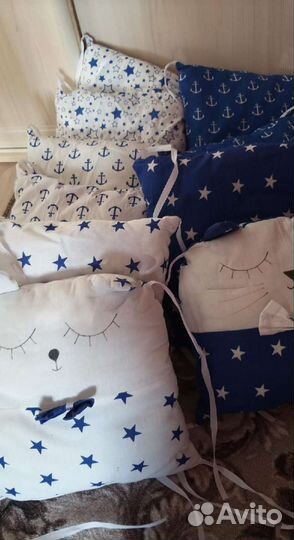 Бортики в детскую кроватку