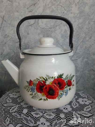 Чайники эмалированные