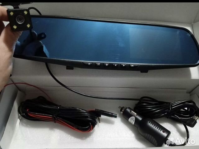 Видеорегистратор зеркало А/м регестратор 2 камеры