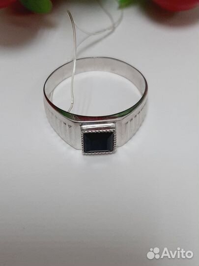 Серебряная печатка проба 925 Арт.007374650124