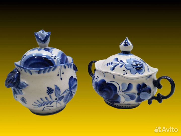 П.5830 Сахарница Гжель В ассортименте