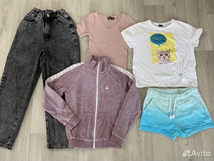 Вещи пакетом на девочку 10 лет