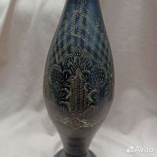 Ваза Кувшин Латунь Индия 36см (сзр)