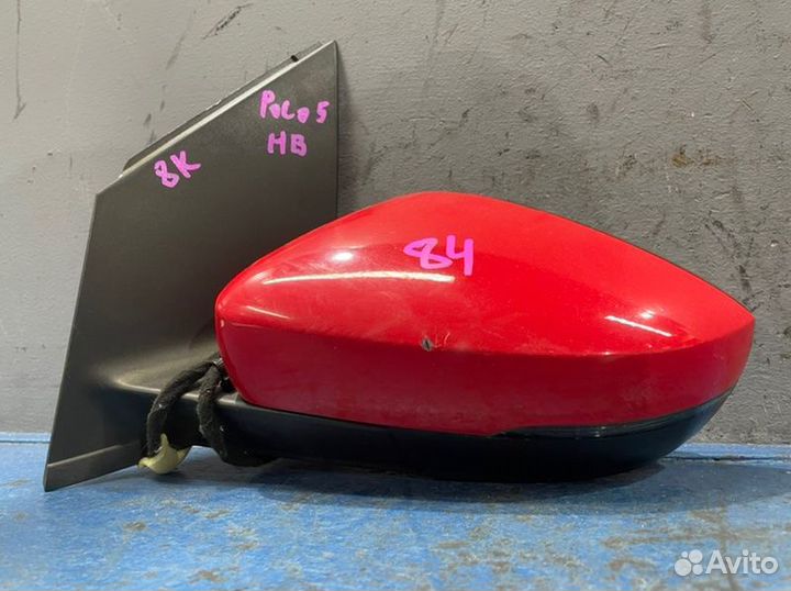 Зеркало левое Volkswagen Polo 5 6R