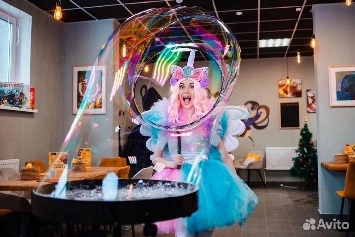 Аниматоры, Шоу мыльных пузырей, Крио, Азотное