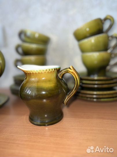 Кофейный сервис СССР 6 чашек 6 блюдц