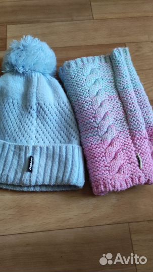 Шапка и снуд для девочки