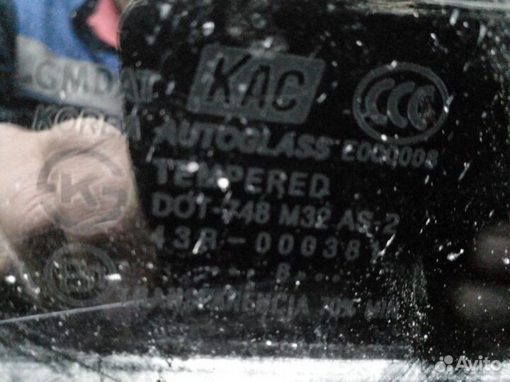 Стекло заднее правое Kia Rio 3 2010-2017