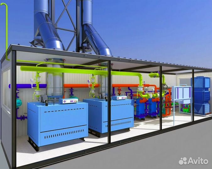 Котел наружного размещения 900кВт из наличия