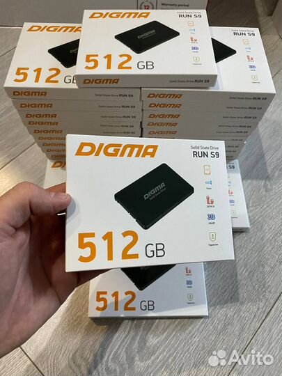 Ssd 512GB Digma. Новые