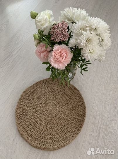 Салфетки сервировочные из джута