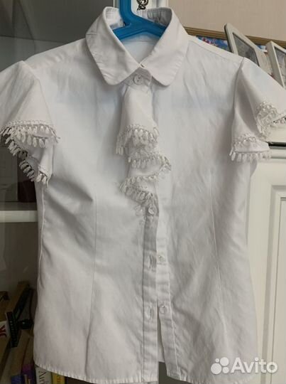 Школьная блузка 128