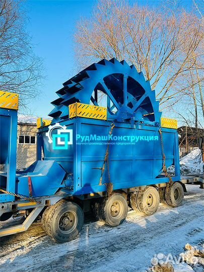 Пескомойка, мойка песка 150 т/час, классификатор