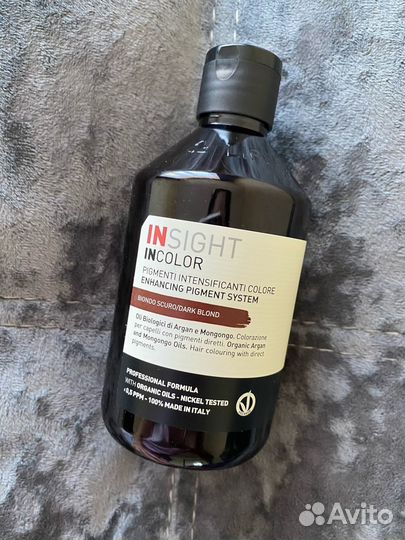 Insight набор прямой пигмент dark blond и маска