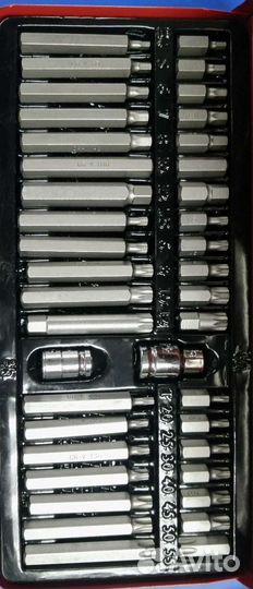 Набор бит сплэйн, торкс, шестигранники 3/8, 1/2