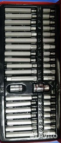 Набор бит сплэйн, торкс, шестигранники 3/8, 1/2