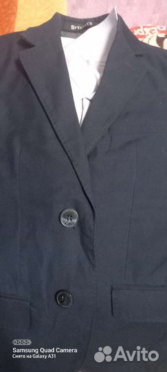 Школьный костюм темно синий