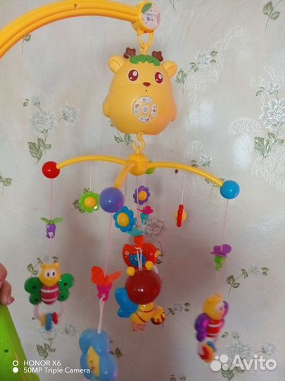 Мобиль на кроватку с проектором