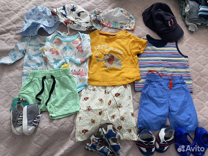 Вещи пакетом на мальчика с 62-86 р-р