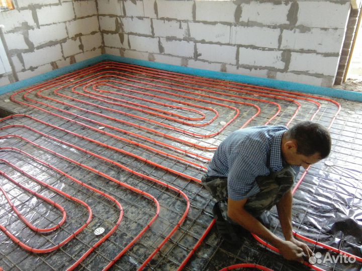 Теплый пол / Монтаж теплого пола