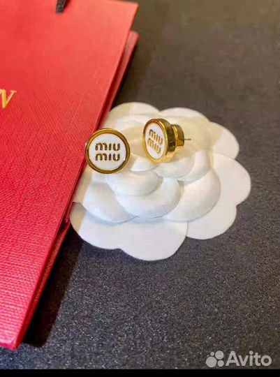 Серьги miu miu