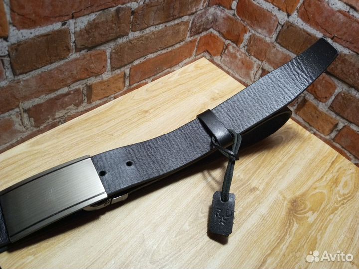 Мужской кожаный ремень ручной работы