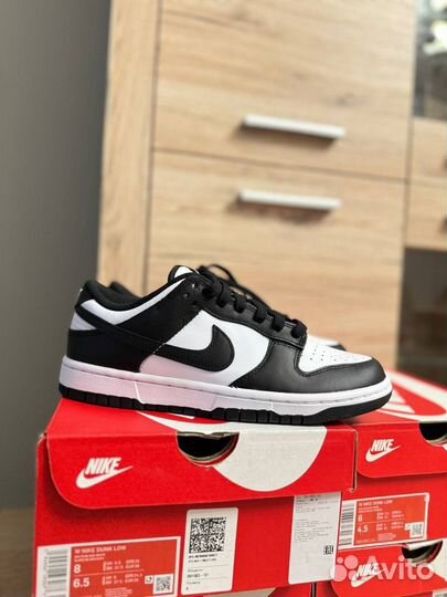 Nike Dunk Low White Black (2021) 8W