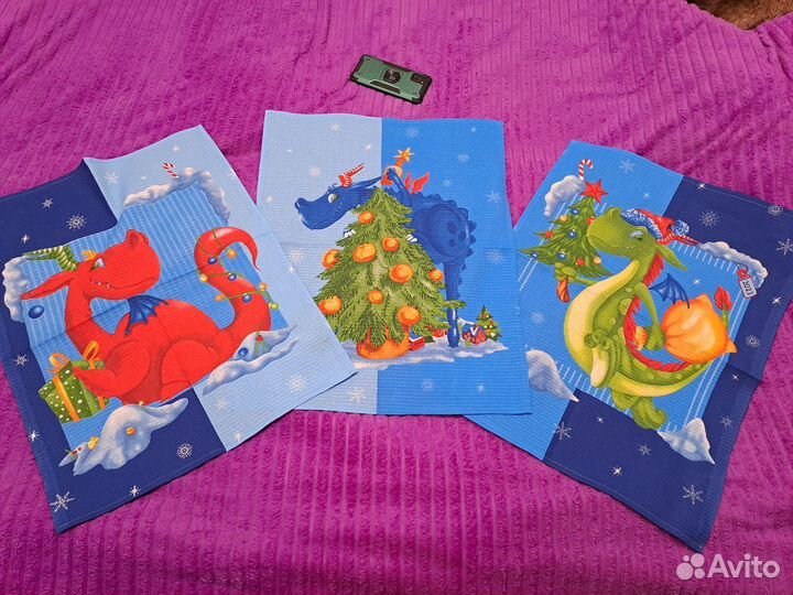 Кухонные полотенца вафельные