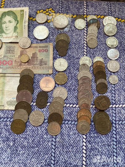 Старые монеты СССР РФ