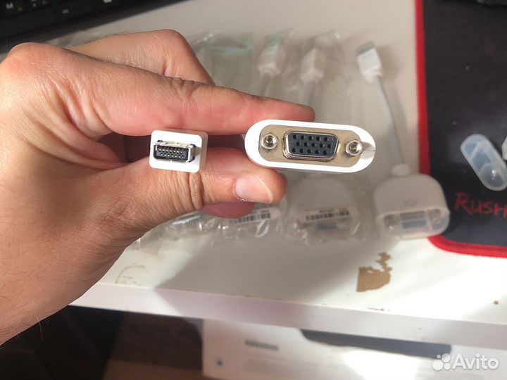 Кабель VGA minivga в VGA адаптер дисплея