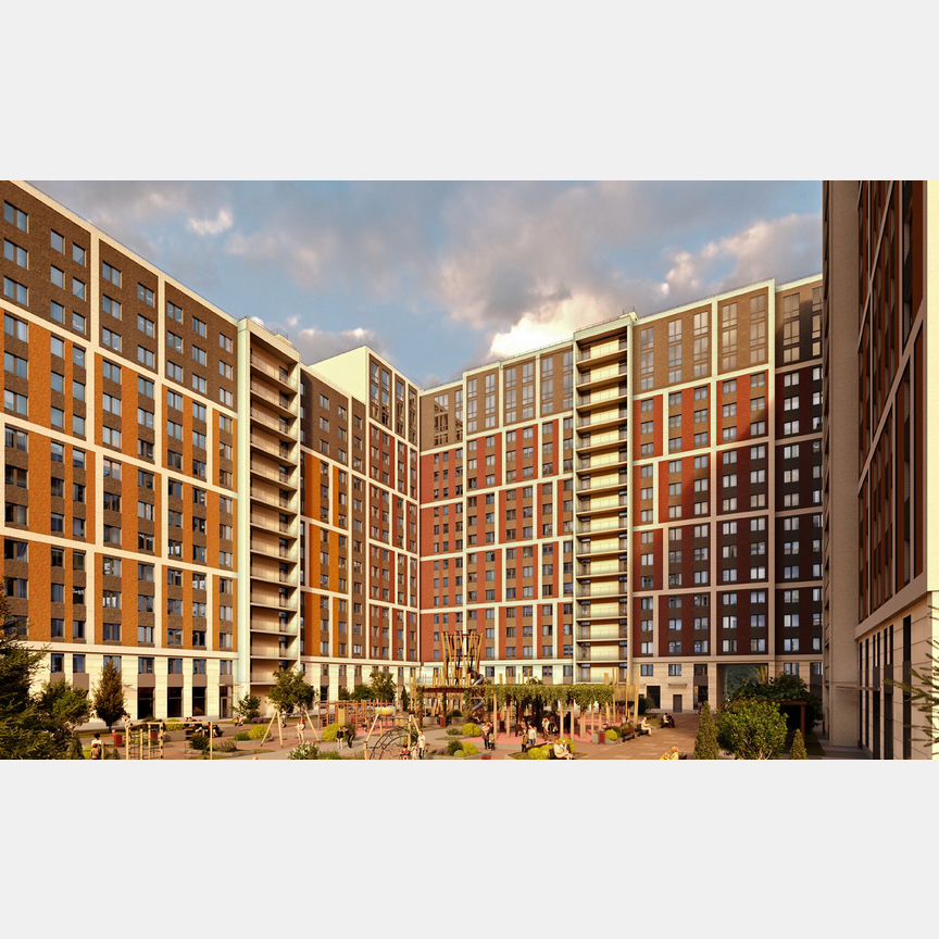 1-к. апартаменты, 41,1 м², 11/17 эт.
