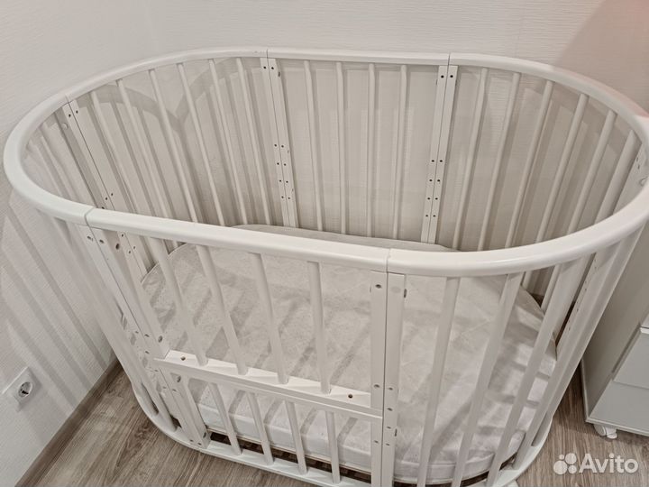 Детская кровать трансформер 7в 1 с маятником