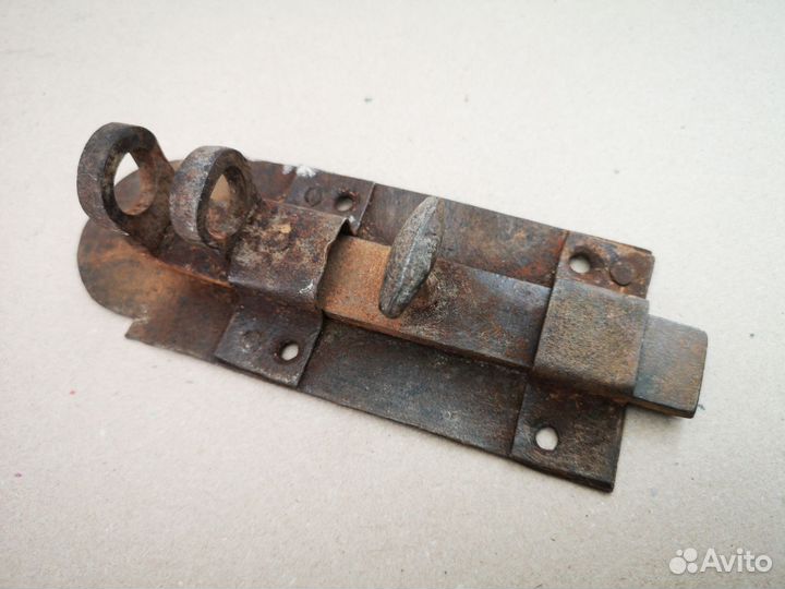 Старая задвижка, засов на дверь, калитку СССР