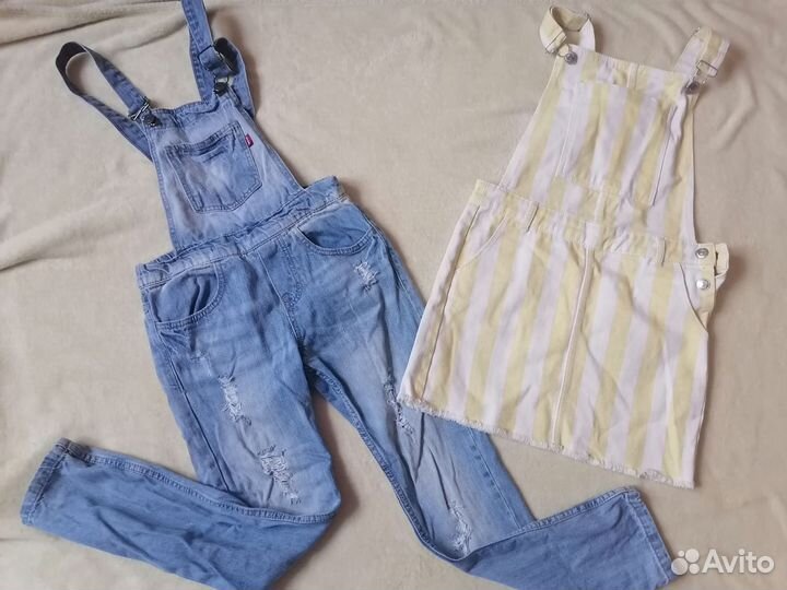 Вещи пакетом на девочку 140см