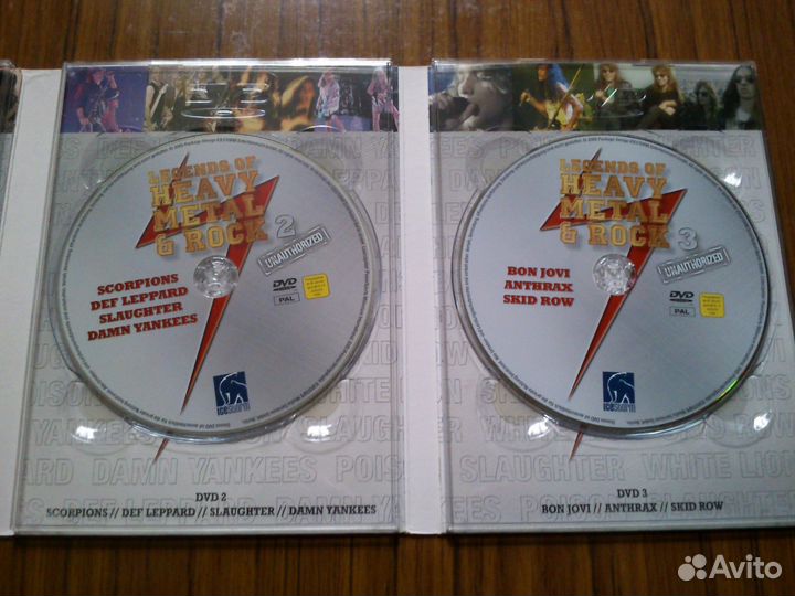 DVD Legends of Heavy Metal Rock
