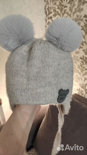 Шапка детская зимняя