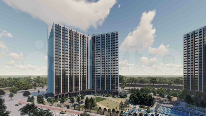 1-к. квартира, 43,5 м², 23/25 эт.