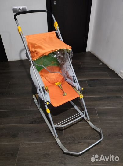 Детские санки коляска бу