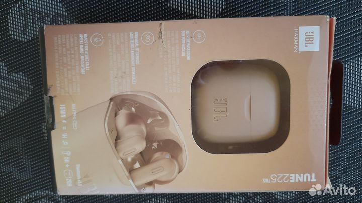 Беспроводные наушники jbl tune 225 tws